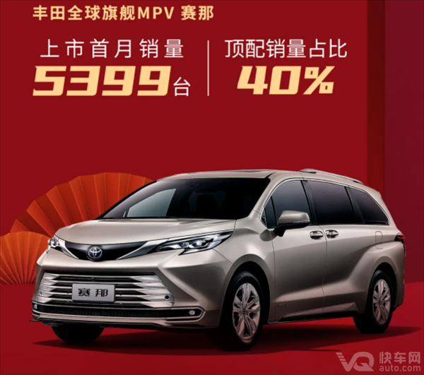1月售出99900台 广汽丰田公布最新销量：不加价的赛那开始雄起！